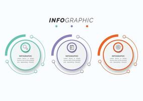 visualización de datos comerciales. diagrama del proceso. elementos abstractos de gráfico, diagrama con 4 pasos, opciones, partes o procesos. infografía de plantilla de negocio vectorial, diseño, vector, 2,3,4,5,6, vector