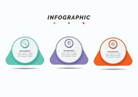 visualización de datos comerciales. diagrama del proceso. elementos abstractos de gráfico, diagrama con 4 pasos, opciones, partes o procesos. infografía de plantilla de negocio vectorial, diseño, vector, 2,3,4,5,6, vector