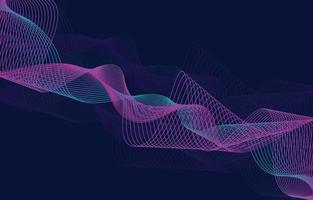 Abstract background, line wave element, sound spectrum equalizer wallpaper, vector futuristic particle technology illustration.