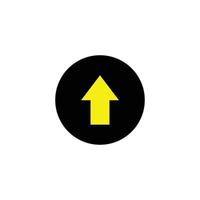 Up Arrow icon creative design vector