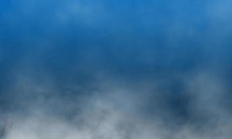 niebla azul real o fondo aislado de color humo para el efecto. foto