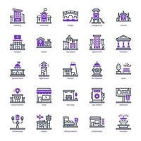 City Element icon pack for your website design, logo, app, UI. City Element icon mix line and solid design. Vector graphics illustration and editable stroke.