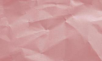 cherry cobbler colored crumpled paper texture background for design, decorative. photo