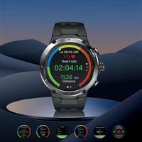 Smartwatch With Multiple smart watch clock faces. Vector illustration