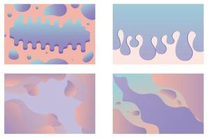 Abstract background 3D fluid gradient,Colorful and modern in summer season concepts ,vector illustation flow shapes. Liquid wave vector