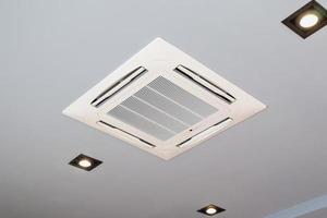Ceiling mounted cassette type air conditioning system photo