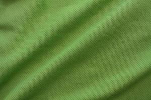 crumpled green fabric texture background photo
