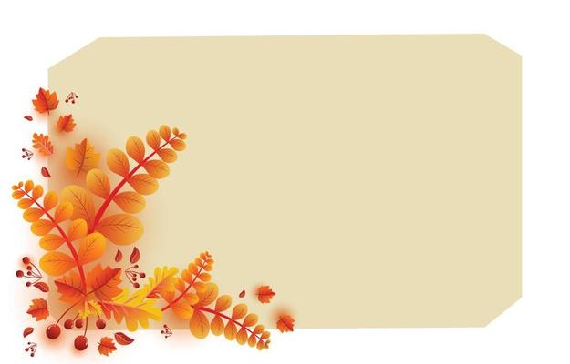 Autumn background with leaves golden yellow with square frames, and free space ,fall concept,For wallpaper, postcards, greeting cards, website pages, banners, online sales. Vector illustration