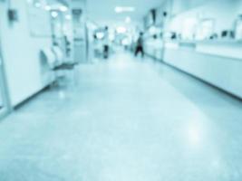 Abstract blur hospital background photo