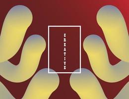 fondo abstracto Gradiente fluido 3d, colorido y moderno en conceptos de temporada de verano, formas de flujo de ilustración vectorial. onda liquida vector