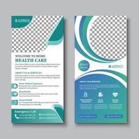 Flyer DL Medical Business vector