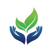 Green Care, Herbal Care, Herbal Medicine Logo Vector