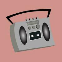 Retro Hip Hop Boombox vector