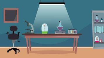 Vector Illustration Graphic of Science Laboratory