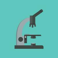 Vector Illustration of Laboratory Microscope