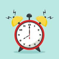 Vector Illustration Graphic of Retro Alarm Clock