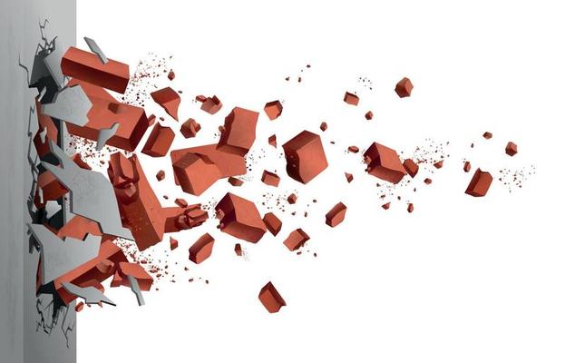 Realistic Brick Wall Crash