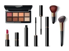 Makeup Realistic Set vector