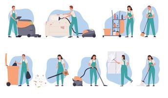 Cleaning Service Set vector