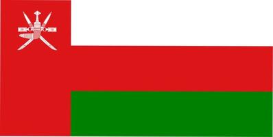 national flag of oman vector