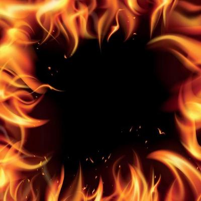 Realistic Fire Frame