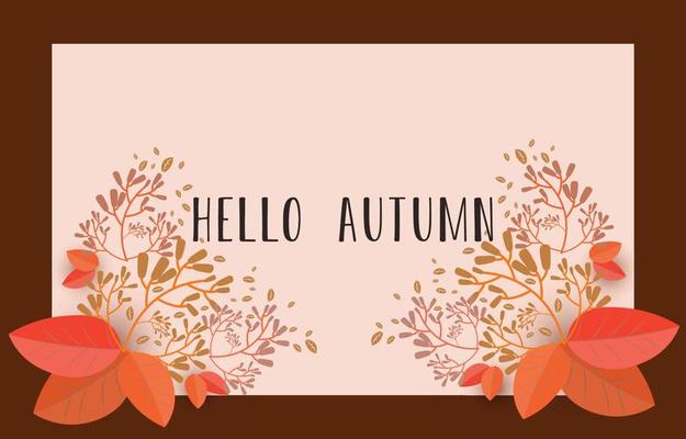 Autumn background with leaves golden yellow. fall concept,For wallpaper, postcards, greeting cards, website pages, banners, online sales. Vector illustration