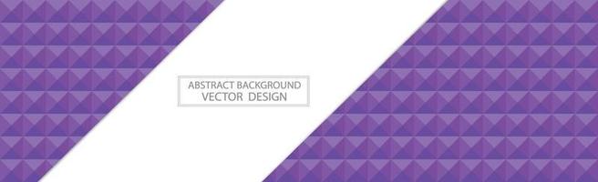 Panoramic purple web background template of many identical squares - Vector