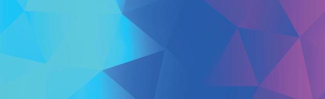 Panoramic abstract web background blue gradient - Vector