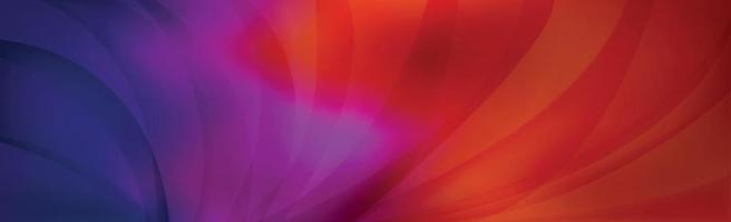 Panoramic abstract web background colorful gradient - Vector