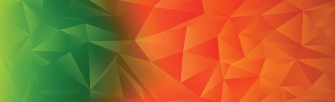 Panoramic abstract web background red orange gradient - Vector