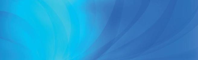 Panoramic abstract web background blue gradient - Vector