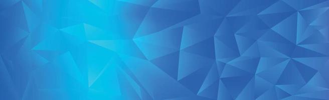 Panoramic abstract web background blue gradient - Vector