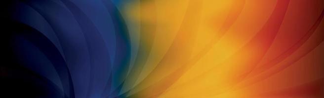 Panoramic abstract web background colorful gradient - Vector