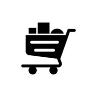 Plantillas de diseño de vector de icono de carrito de compras