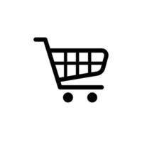 Shopping cart icon vector design templates