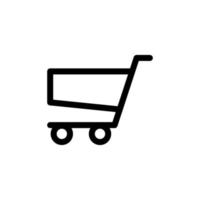 Plantillas de diseño de vector de icono de carrito de compras