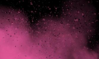 neon pink color smoke on black background photo