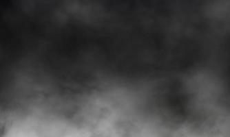 niebla negra o fondo aislado de color humo para el efecto. foto