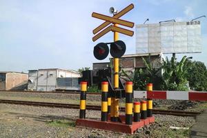 The railway door signal bar photo