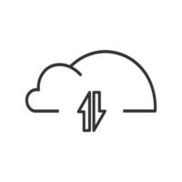 Cloud sync icon.refresh,data vector illustration