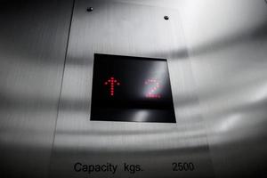 elevator screen show floor number photo