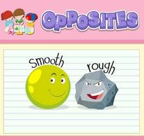 Opposite words with pictures for kids vector