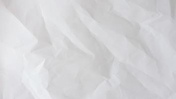 texture of clean wrinkled white paper abstract background photo