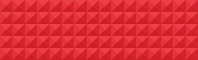 Abstract panoramic web background red squares - Vector