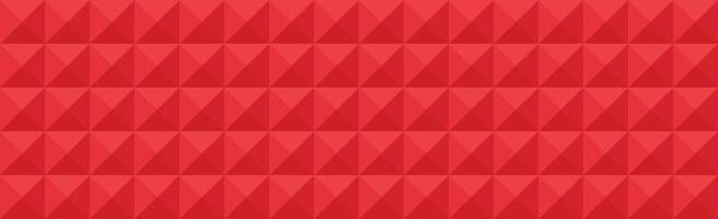 Abstract panoramic web background red squares - Vector