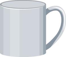 A coffee cup on white background vector