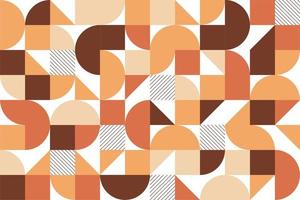 Abstract geometric mosaic seamless pattern background in the Scandinavian style vector
