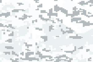 White pixel camouflage pattern background vector