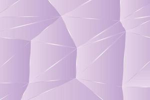 Lilac geometric texture with gradient contour lines background. Abstract luxury polygon illustration for card, app, web, and presentation vector