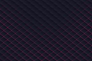 fondo negro de mosaico geométrico abstracto con retroiluminación degradada púrpura vector
